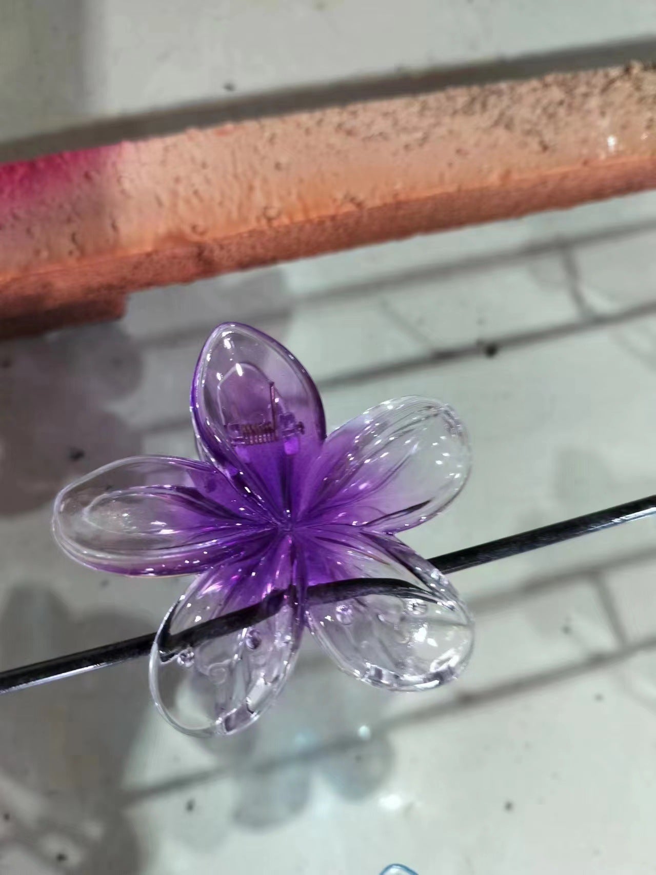 Wholesale Color Egg Flower Hairpin Flower Grab Clip Back Head Shark Clip